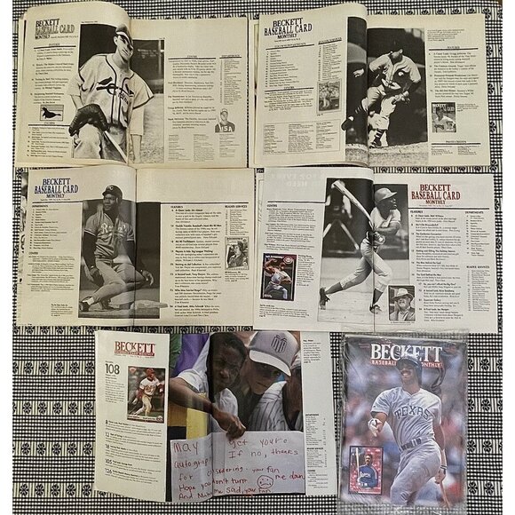 Lot of 6 Beckett Baseball Card Monthly Magazines 1988-1994 Rickey Henderson Bo - Picture 5 of 6